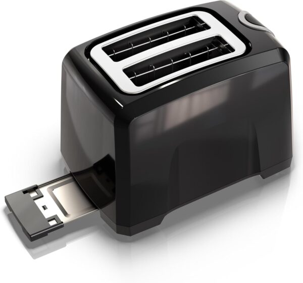 BLACK+DECKER 2-Slice Toaster, T2569B, Extra Wide Slots, 6 Shade