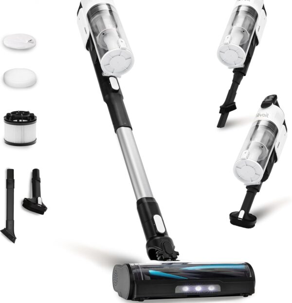 LEVOIT Cordless Vacuum Cleaner, Stick Vac with Tangle-Resistant Design