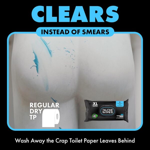 DUDE Wipes Flushable Wipes