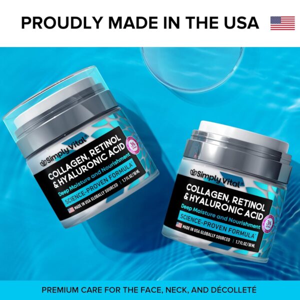 SimplyVital Collagen, Retinol & Hyaluronic Acid Cream