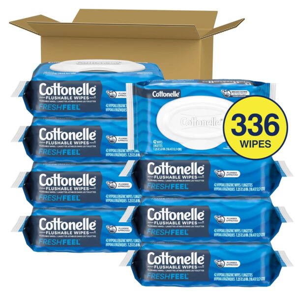 Cottonelle Fresh Feel Flushable Wet Wipes