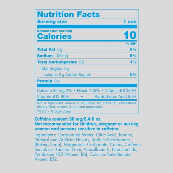 Red Bull Sugar Free Energy Drink 8.4 Fl Oz, 6 Packs of 4 Cans (Pack of 24)