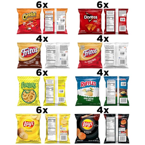 Frito Lay Party Mix Variety Pack,  (Pack of 40)
