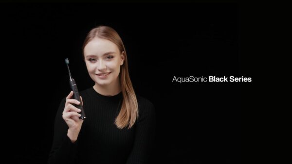 Aquasonic Black Series Ultra Whitening Toothbrush – ADA Accepted Electric Toothbrush