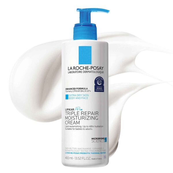 La Roche-Posay Lipikar AP+ Triple Repair Moisturizing Cream | Face & Body Lotion For Dry Skin