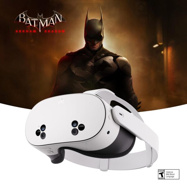 Meta Quest 3S — Get Batman: Arkham Shadow and a 3-Month Trial of Meta Quest+ Included — All-in-One Headset