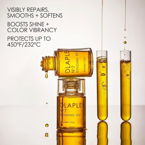 Olaplex No. 7 Bonding Oil, Concentrated High Shine Oil, Heat Protectant, Vi