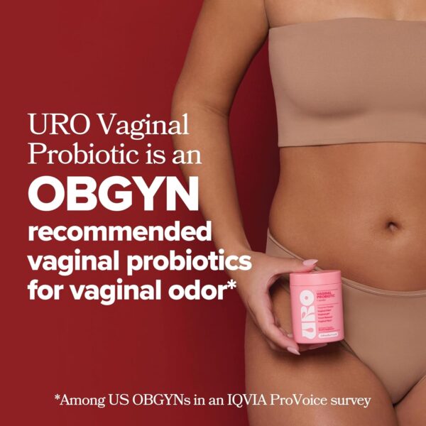 URO Vaginal Probiotics for Women pH Balance with Prebiotics & Lactobacillus Probiotic Blend