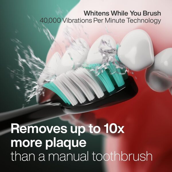 Aquasonic Black Series Ultra Whitening Toothbrush – ADA Accepted Electric Toothbrush