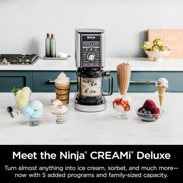 Ninja CREAMi Deluxe 11-in-1 Ice Cream & Frozen Treat Maker for Ice Cream