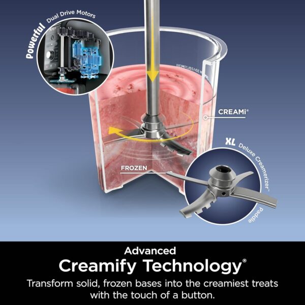 Ninja CREAMi Deluxe 11-in-1 Ice Cream & Frozen Treat Maker for Ice Cream